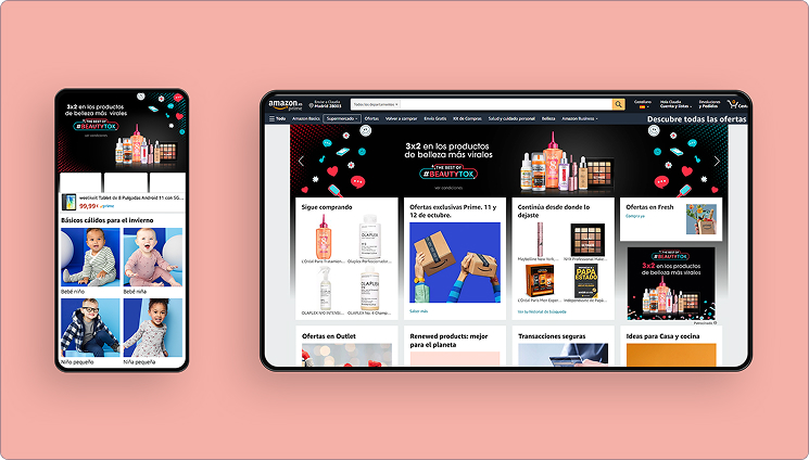 L'Oréal TikTok-themed Amazon Brand Store