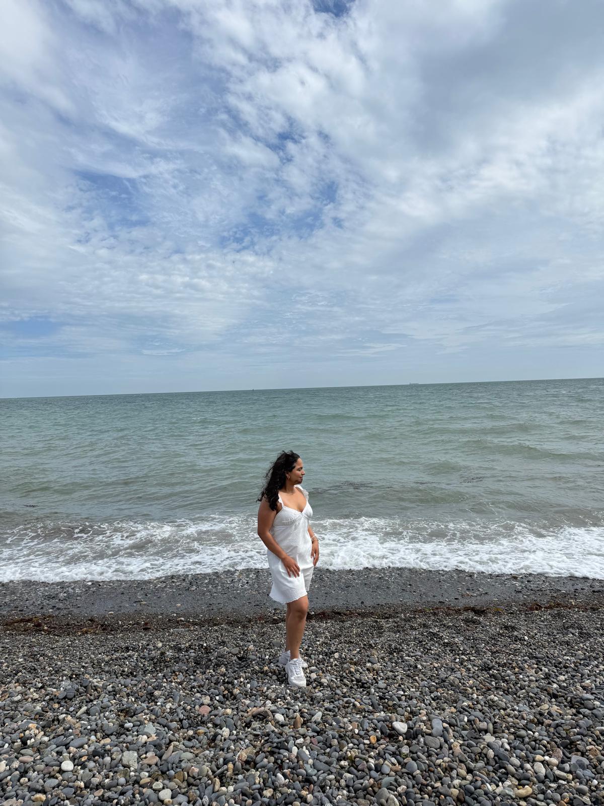 On the beach at Killiney, south Dublin